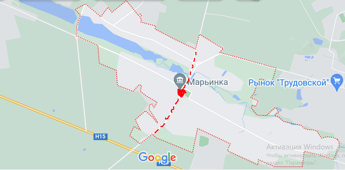 Карта марьинки с улицами и домами