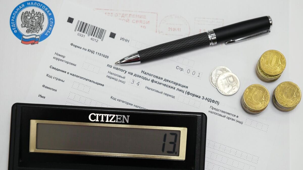    Бланк налоговой декларации на доходы физических лиц (3-НДФЛ)© РИА Новости / Нина Зотина