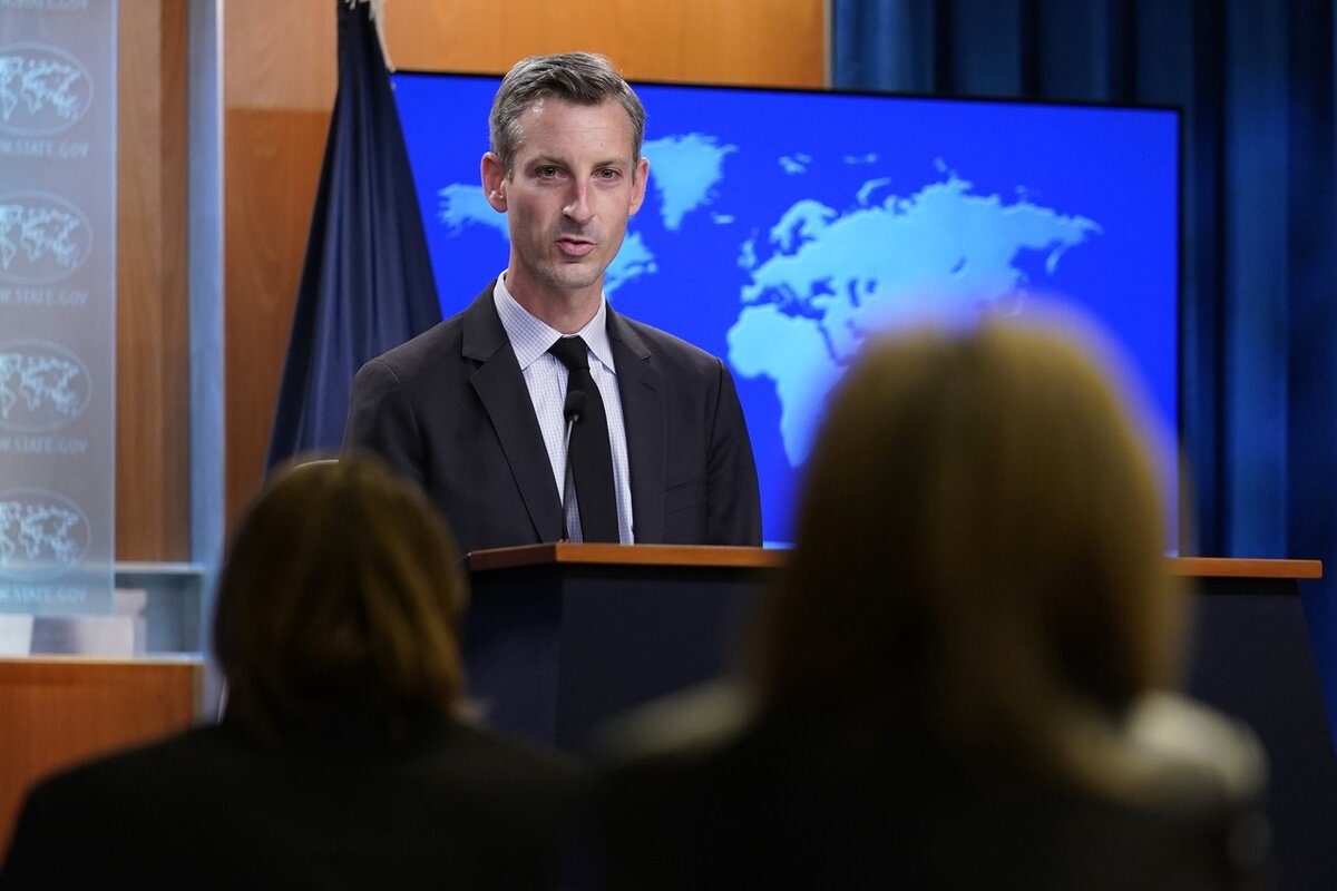 Фото: TASS / AP / Susan Walsh / Пресс-секретарь Госдепартамента США Нед Прайс