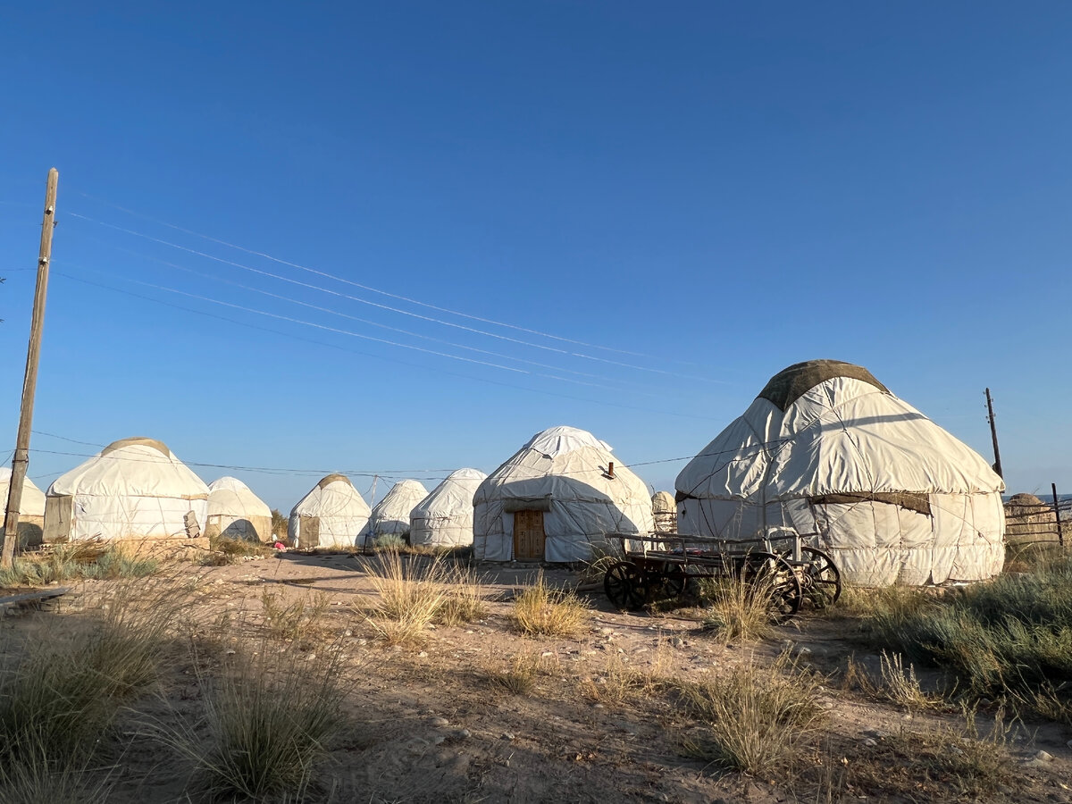 Юрточный лагерь на озере Иссык-Куль. Фото автора. Листайте галерею, чтобы увидеть больше