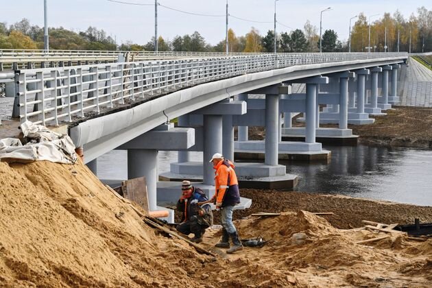    Мост через реку Жиздра Пресс-служба правительства Калужской области