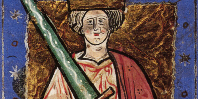 Этельред II Неготовый. Иллюминированная рукопись The Chronicle of Abindon, ок. 1220 г. Изображение: British Library📷
