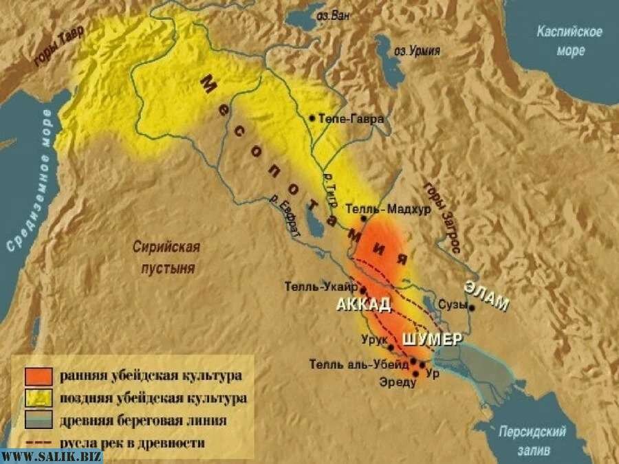 Первые очаги культуры. 7 тысяч лет назад.