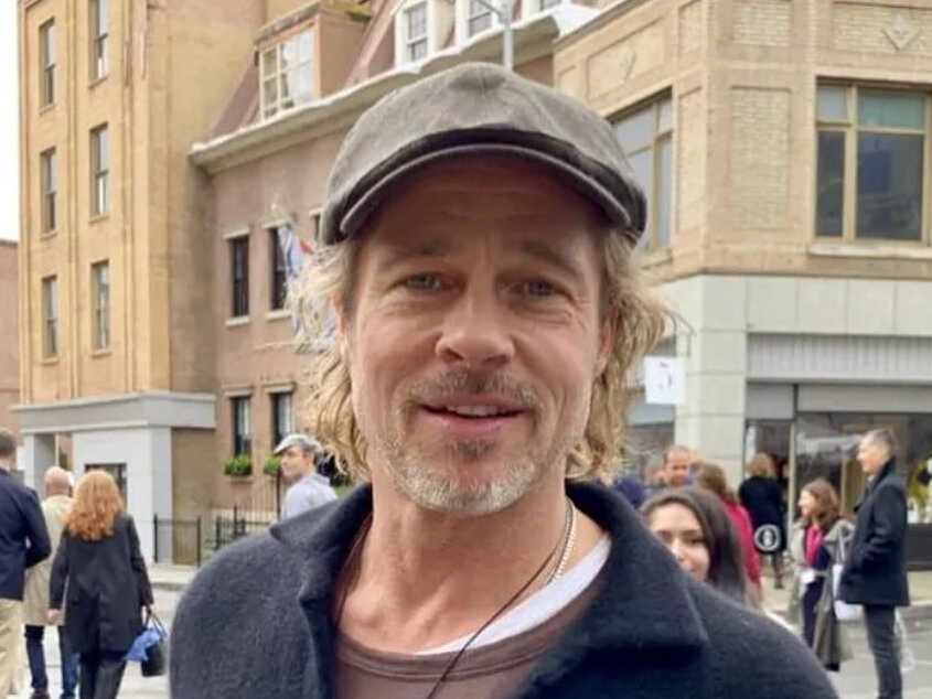 Brad Pitt At Us Open