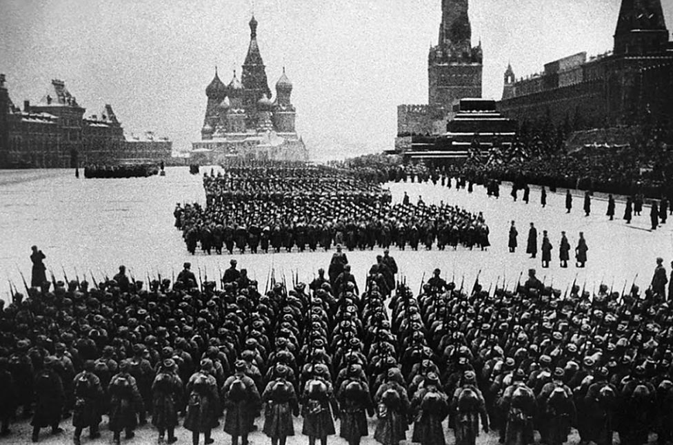 Красная площадь в 1941 году. Фото взято из открытых источников.