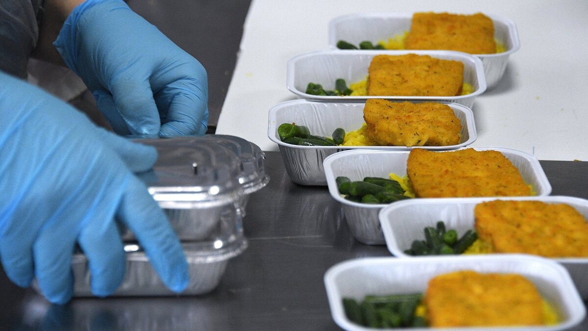    Фабрика бортового питания аэропорта Домодедово© РИА Новости . Евгений Биятов