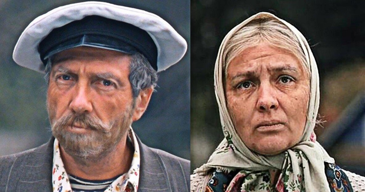 Баба Шура и Дядя Митя в к\ф "Любовь и голуби"