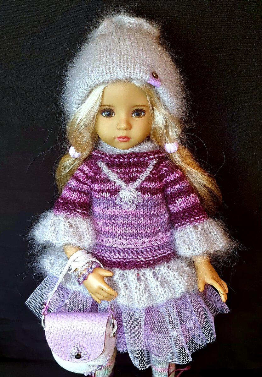 Кукла Little Darling в новом наряде. Фото и работа автора.