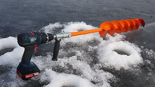 Электробур для Зимней Рыбалки с Шуруповертом – купить в интернет-магазине OZON по низкой цене