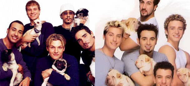 Смазливые парни + пёсики = любовь девчонок