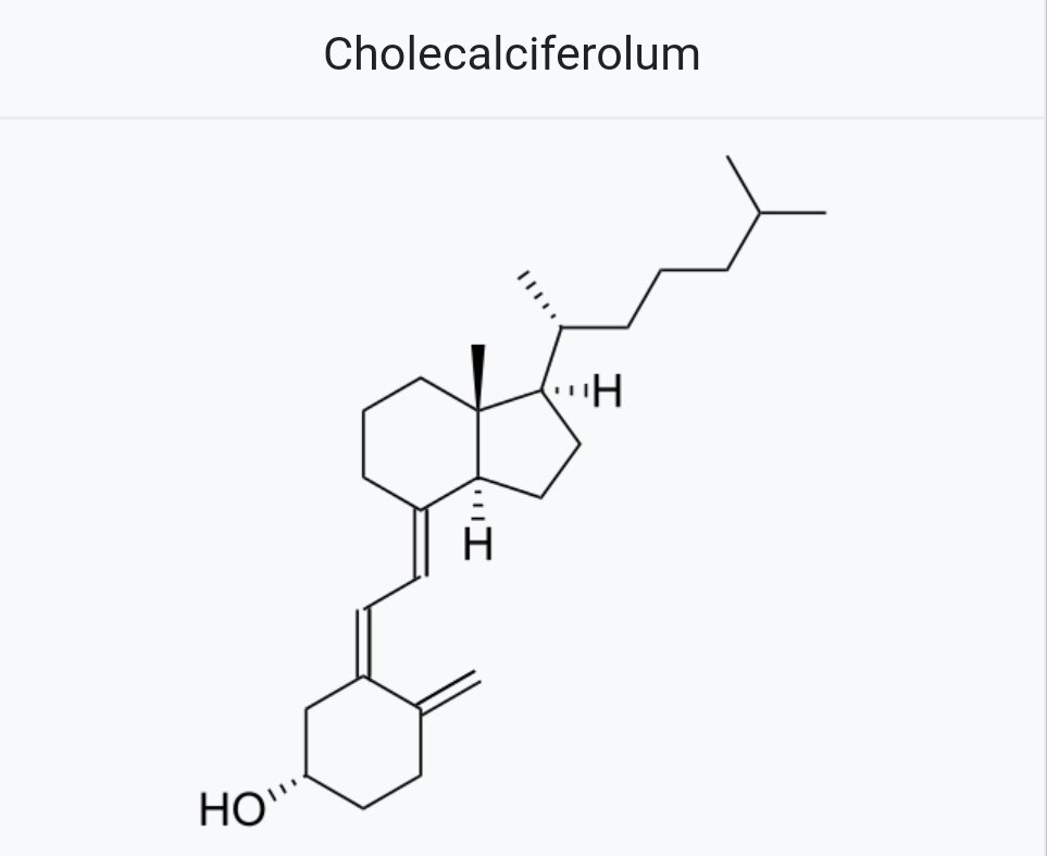 Холекальциферо́л, витамин D₃ — органическое соединение.