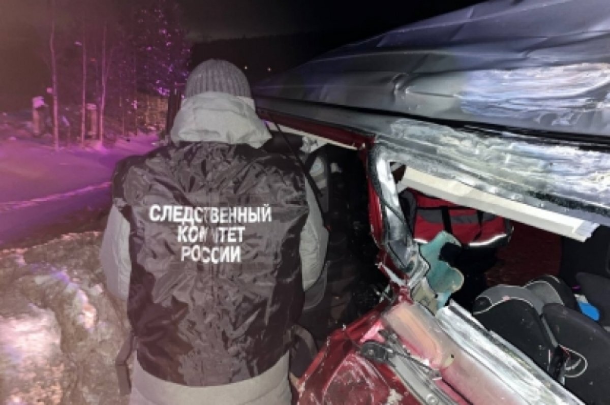    СК продолжает расследование гибели троих детей в аварии в Заполярье