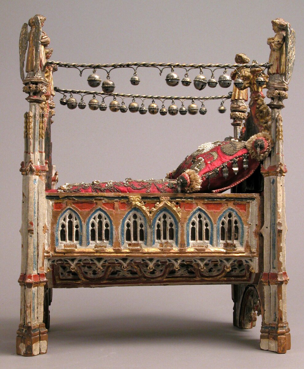Кроватка для младенца Иисуса. 15 век. Музей Метрополитен, Нью-Йорк