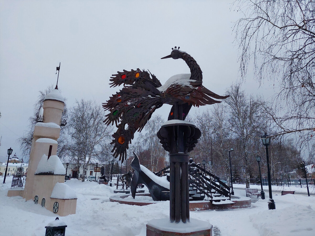 Тобольск, сквер Ершова. В гостях у сказки | Деревенская путешественница |  Дзен