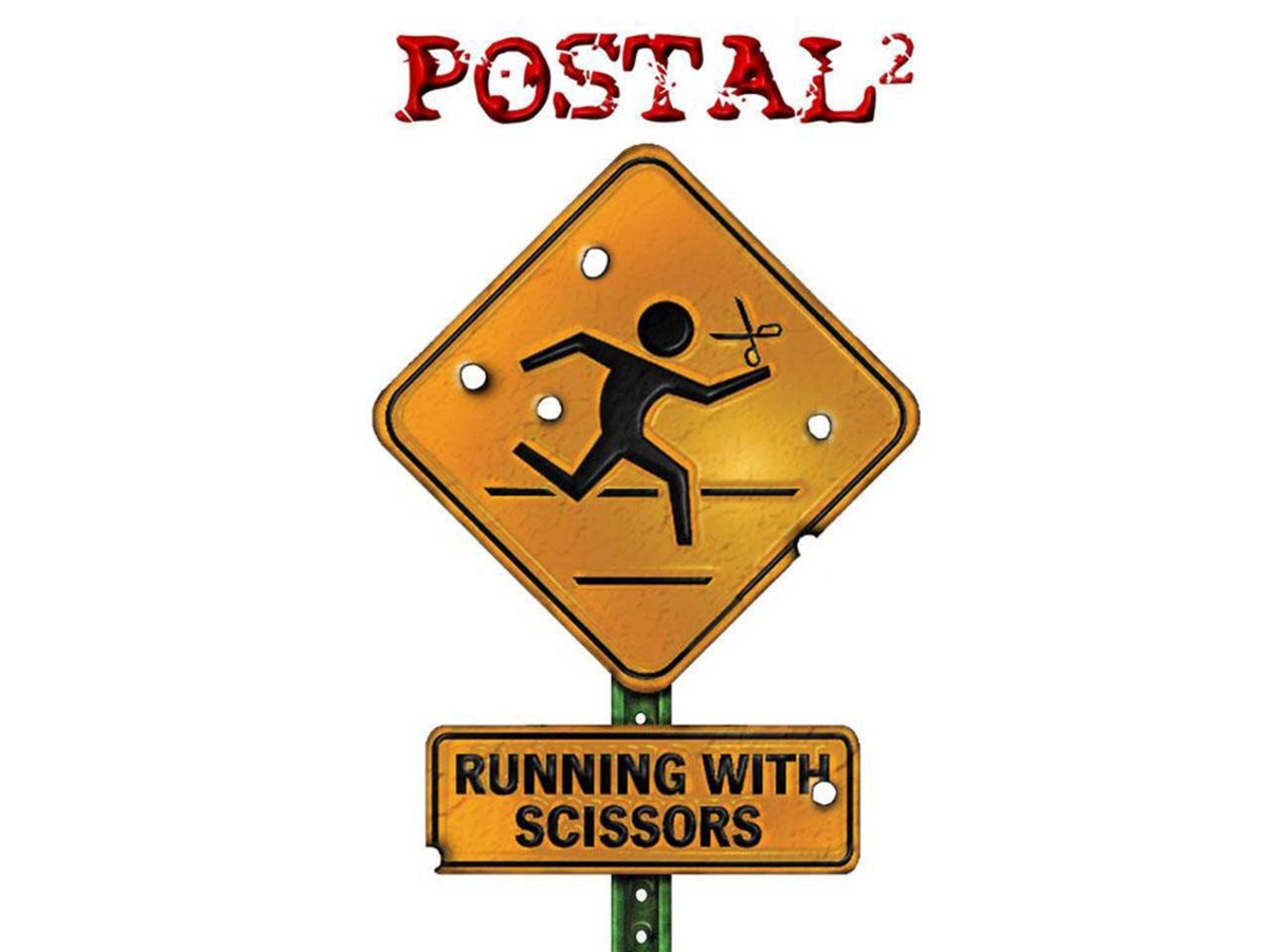 Ii posting. Running with Scissors. Постал 2 логотип. Бегущий с ножницами. Postal 2 Running with Scissors.