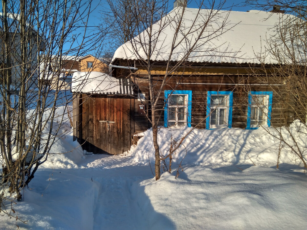 Тот самый домик, фото зимой