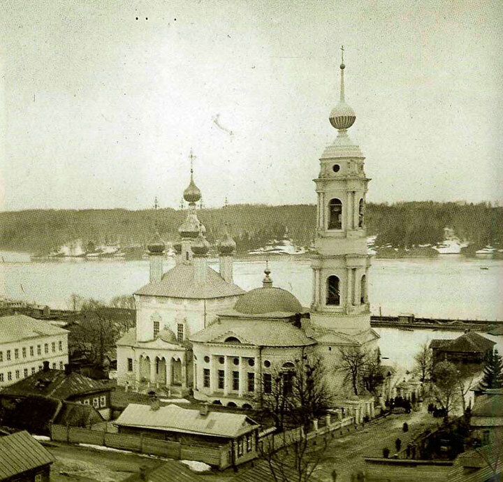 Храм Преображения Господня на долу. Фото начала XX в.