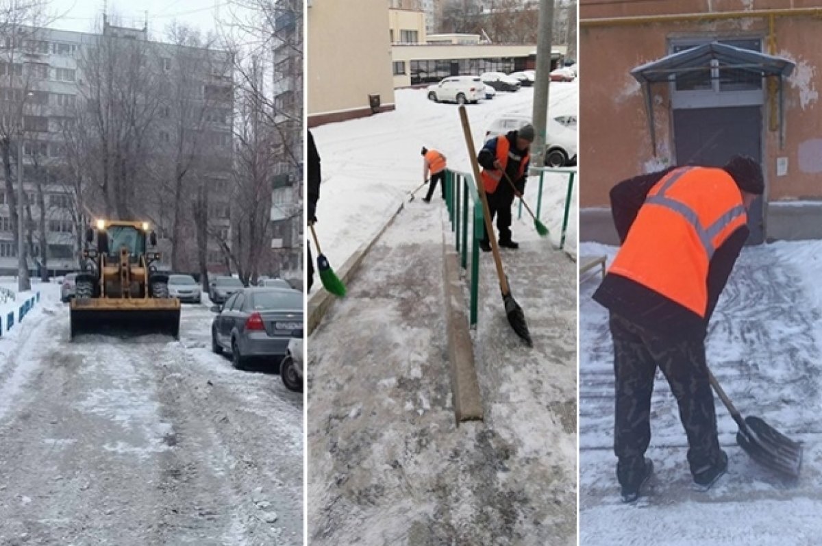    15 февраля в Самаре для уборки снега задействуют 3330 рабочих и 240 машин