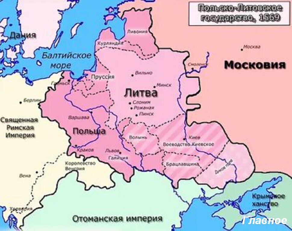 Карта Польши. Изображение из открытых источников