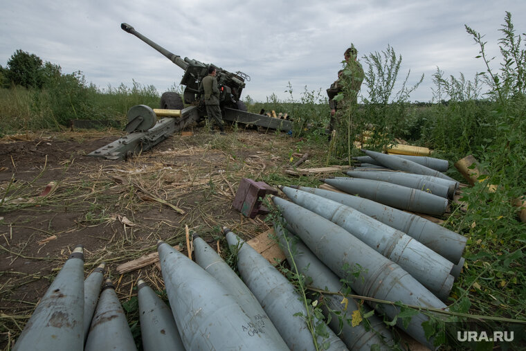    Боец из Кургана показал на видео, как работает артиллерия на фронте