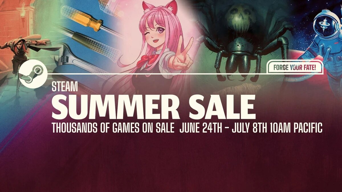 В данный момент проходит ожидаемая многими летняя распродажа в магазине Steam. И сразу к делу, мы можем бесплатно получить 16 бесплатных вещей для оформления профиля.