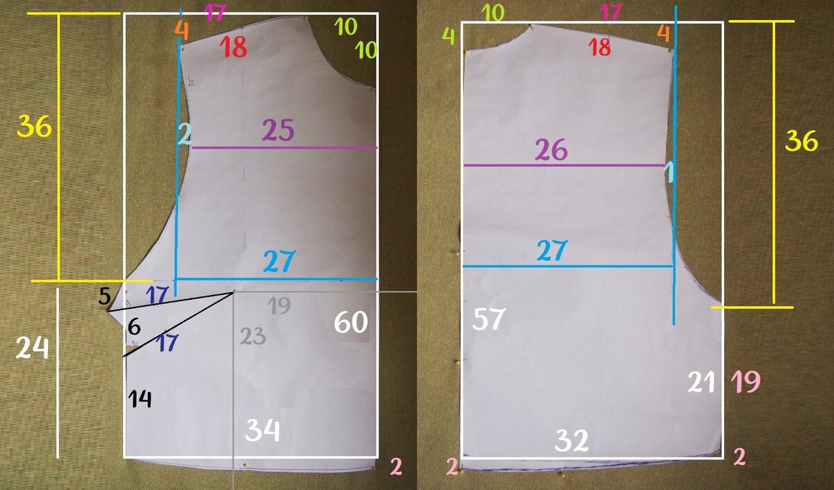 Полочка и спинка