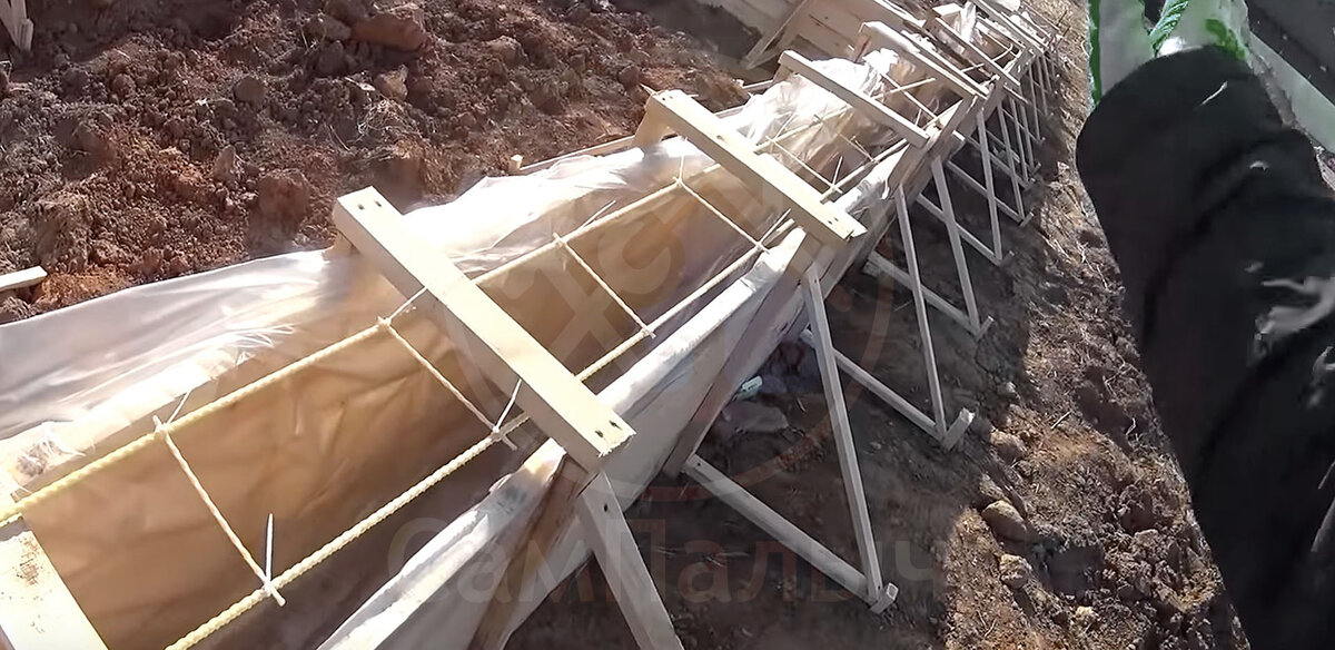 Фундамент с композитной арматурой