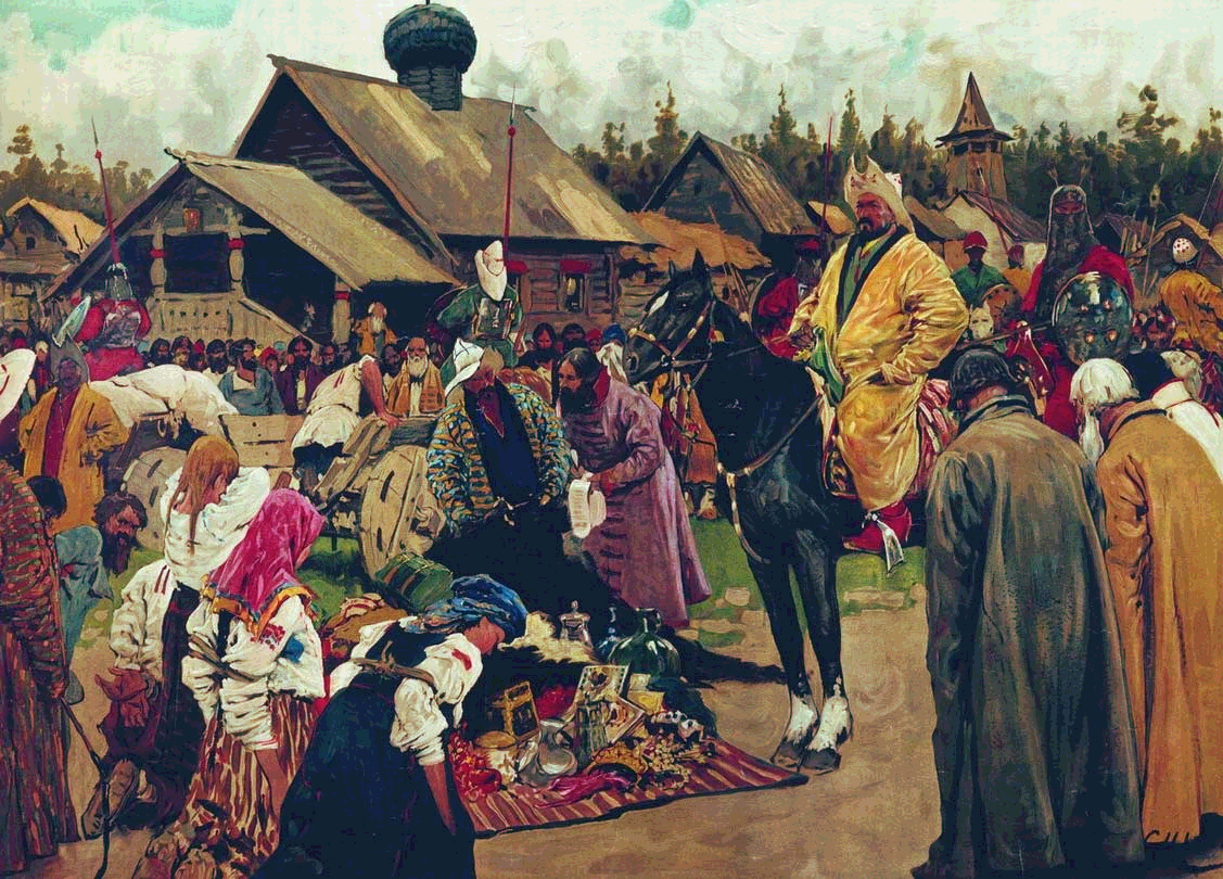 "Баскаки" , картина С.В. Иванова 1909 год.
