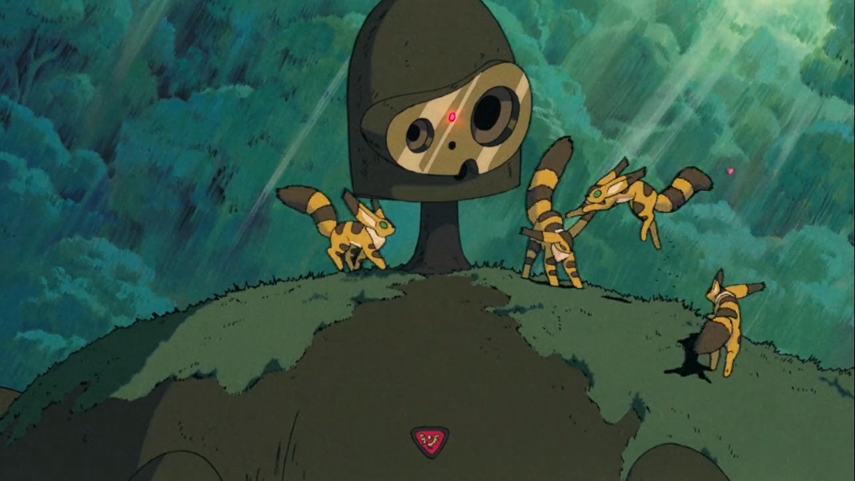 Белколисы в аниме-фильме «Небесный замок Лапута» 1986