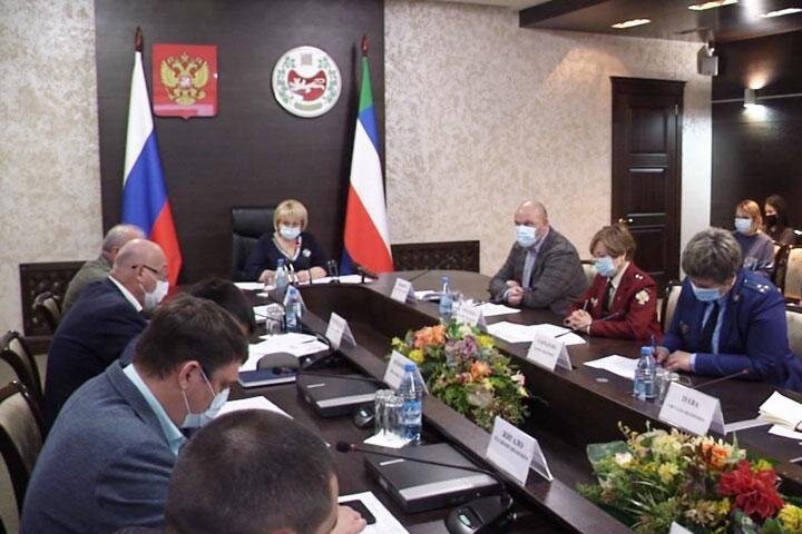 Скриншот видео, предоставленного правительством Хакасии 