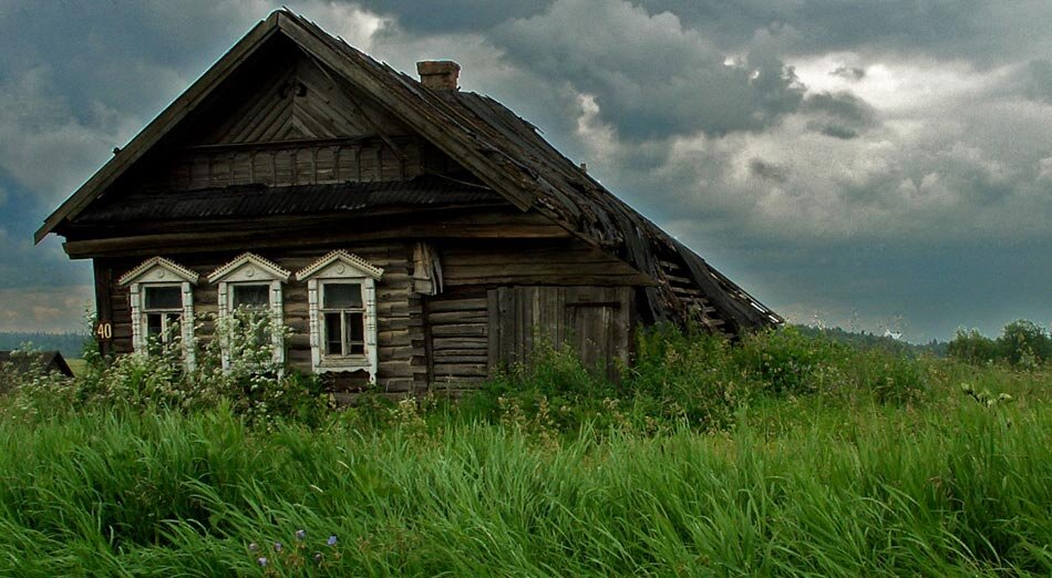 Природа дом изба Крестьянская