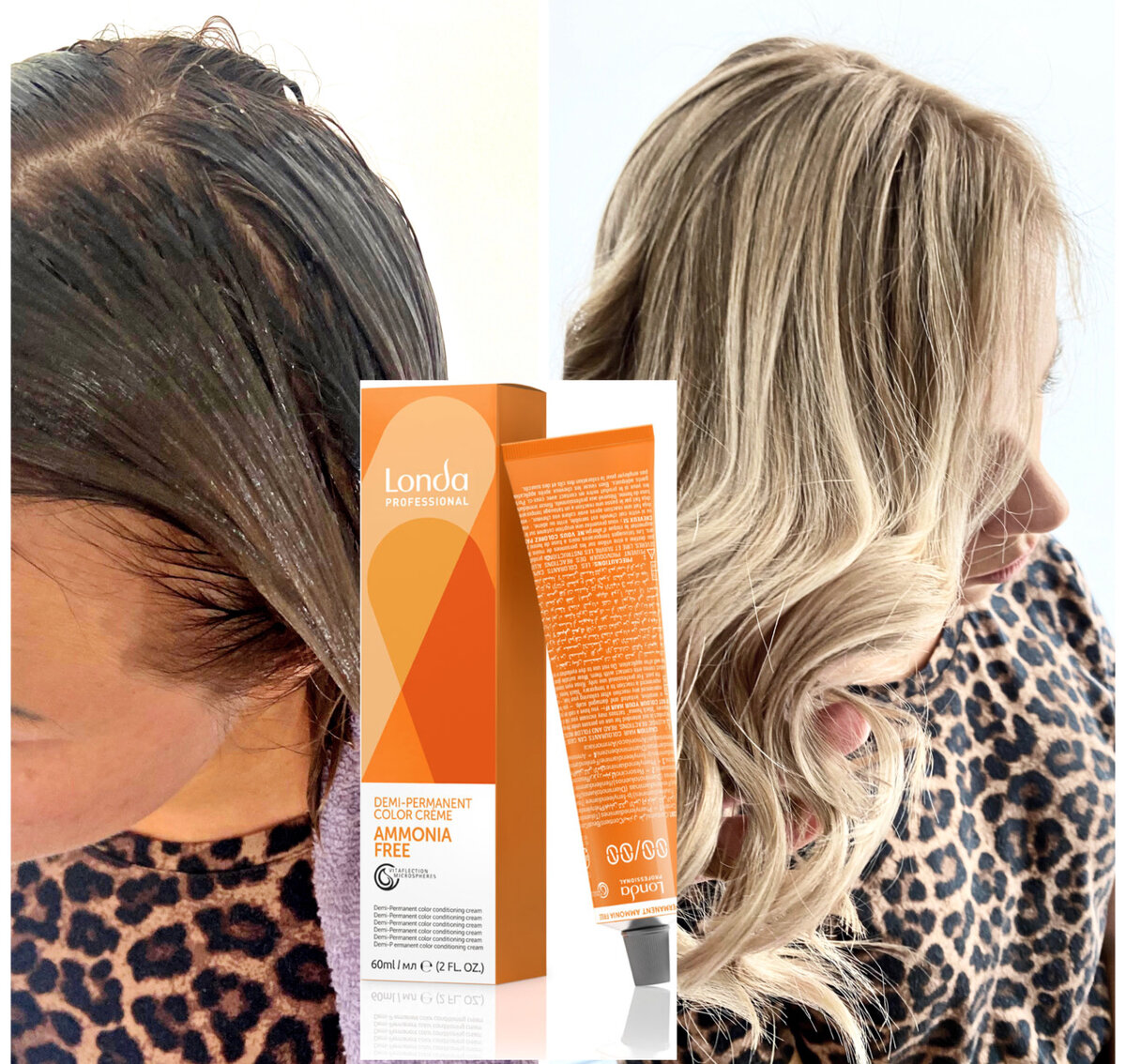 Проверено - не вскрывает фон осветления на натуральных волосах.