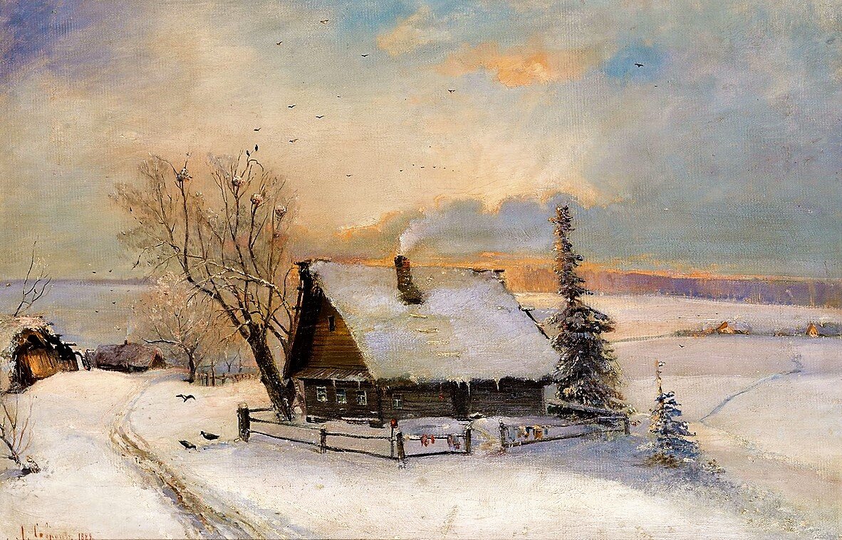 Картина алексея саврасова зима