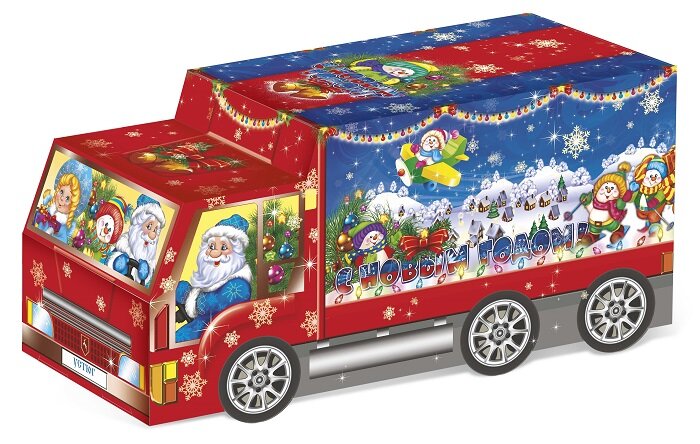 Новогодняя упаковка из микрогофрокартона