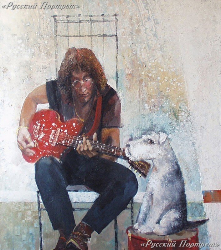  Олег Лебедев. 2001. Собака слушает блюз