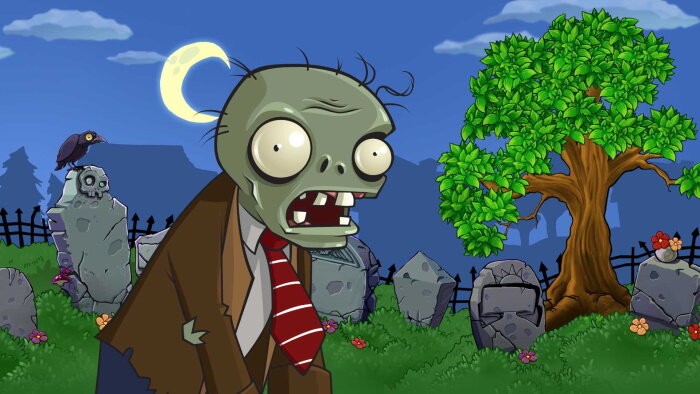 Кадр из игры «Plants VS Zombies»