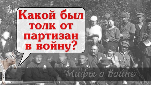 Какой был толк от партизан в войну? | Матвейчев, Мифы о великой войне