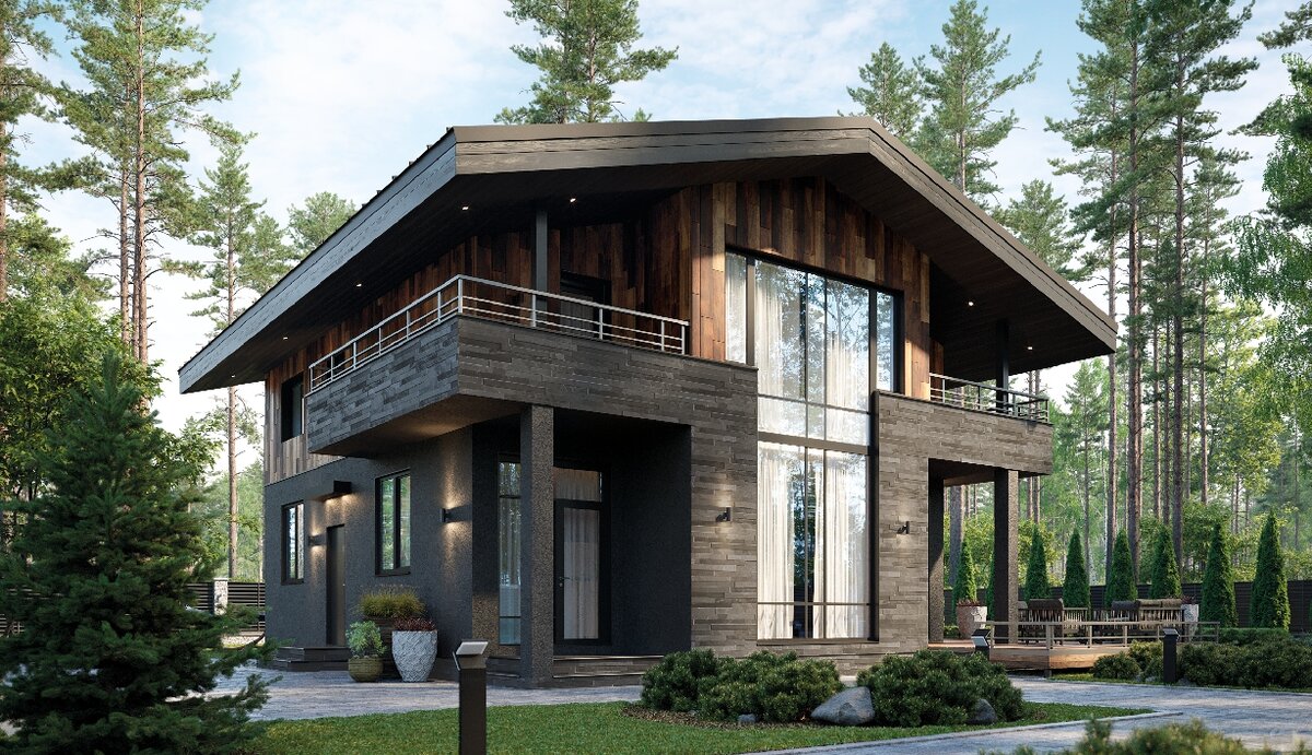 Коттедж «Гринкуб 2», S=230 м².