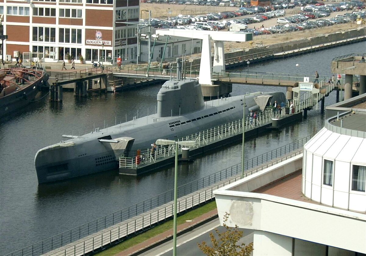 Подлодка XXI серии, одна из немногих сохранившихся. Источник фото: CC BY-SA 3.0, https://commons.wikimedia.org/w/index.php?curid=2623112