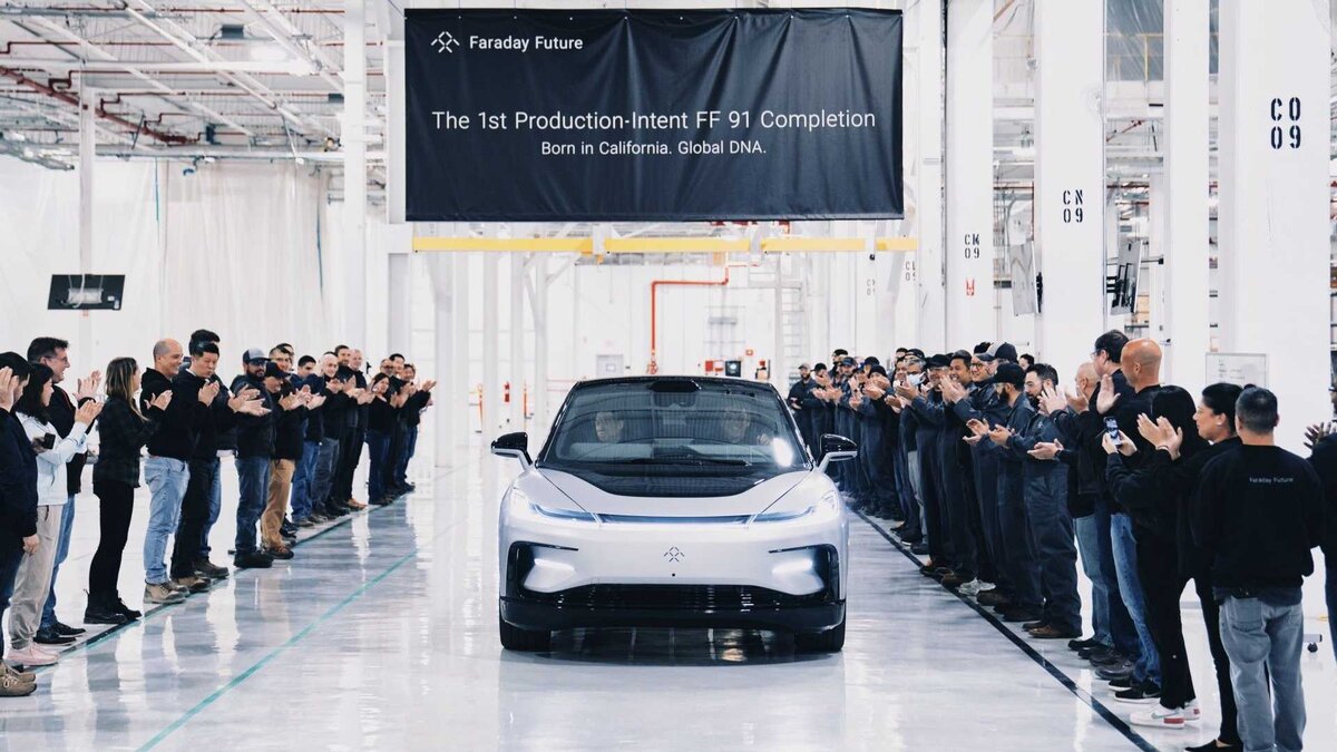 Презентация первого образца Faraday FF 91 EV