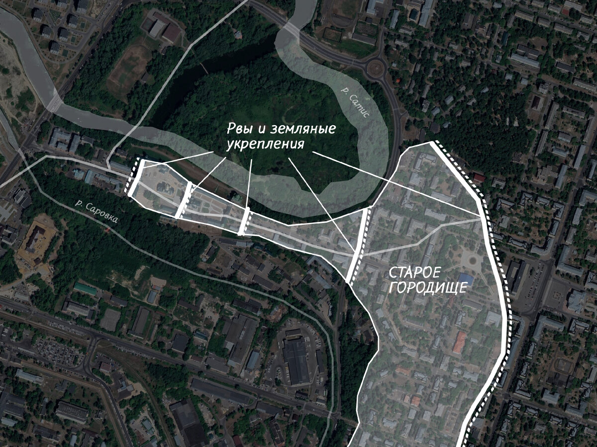Метаморфозы главной исторической улицы Сарова. Часть 1. Старое городище и  старый мост. | Sarov_walks | Дзен