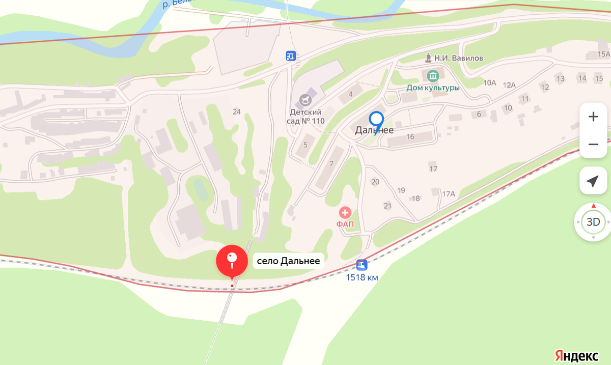 На карте указано месторасположение тоннеля