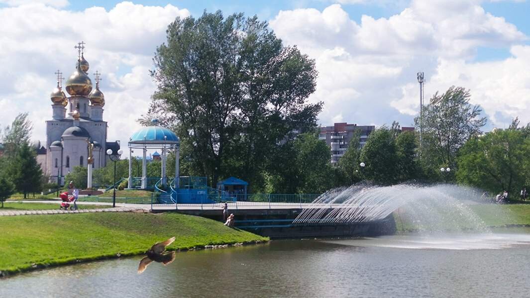 Преображенский парк в Абакане                                                                                                 Фото: ИЗВЕСТИЯ/Екатерина Кориненко