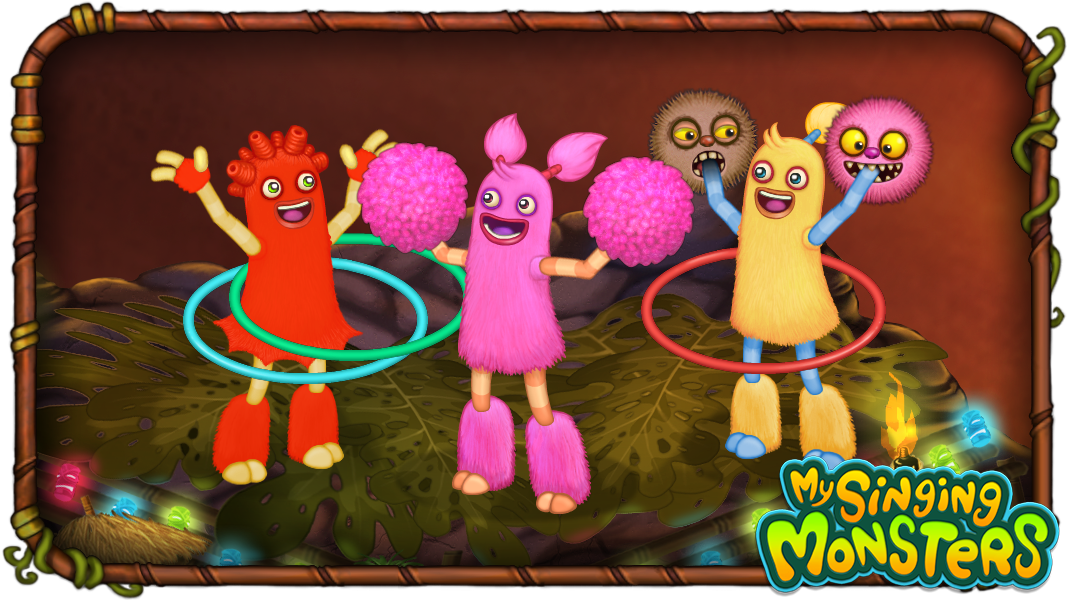 Sing my. Хула MSM. My singing Monsters помпом и хула. Пом пом Поющие монстры. My singing Monsters Hoola.