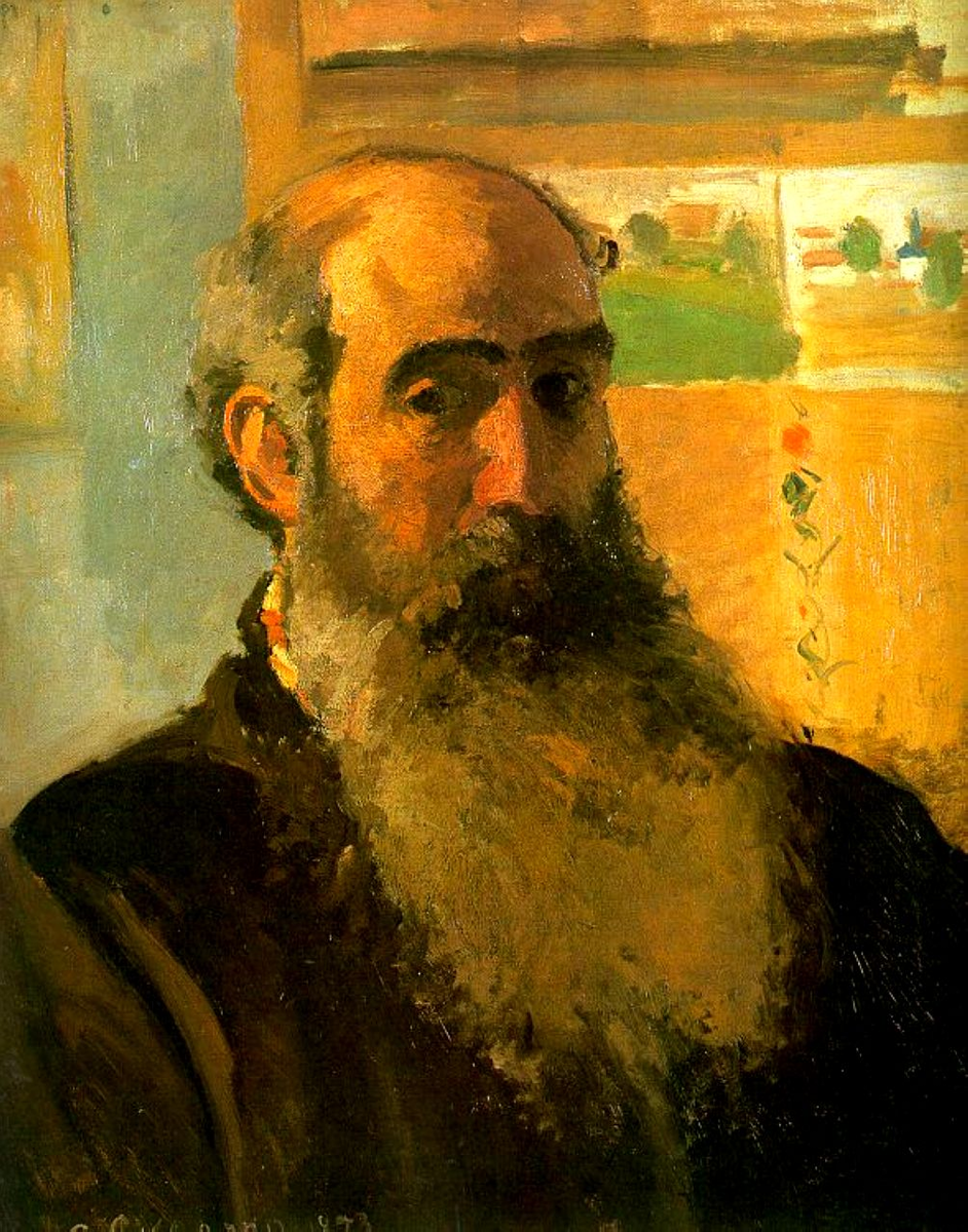 Автопортрет. 1873 г. Масло , холст. Музей Орсе, Париж, Франция