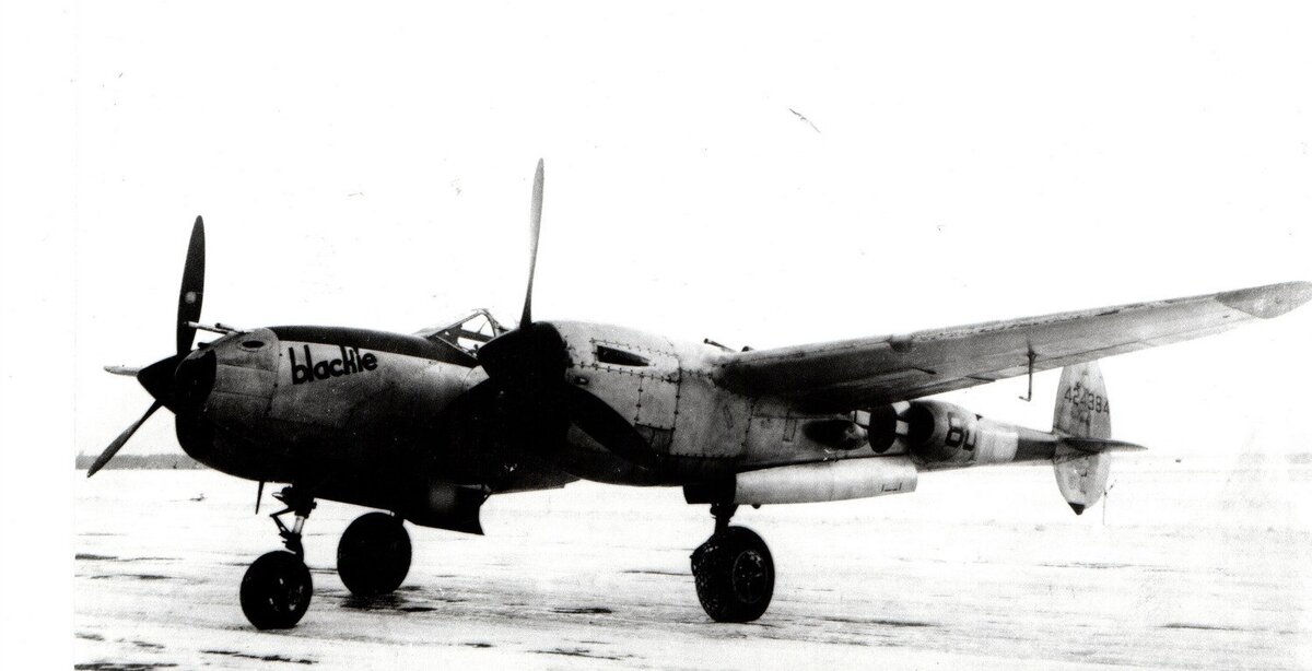 P-38L-1 №42-4384 на испытаниях 