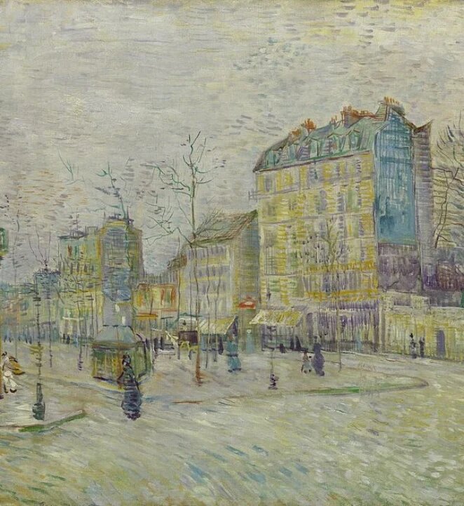 Винсент Ван Гог
Бульвар Клиши
1887 г. Холст, масло. 42.5 x 55.0 см.
Музей Винсента Ван Гога, Амстердам, Нидерланды.