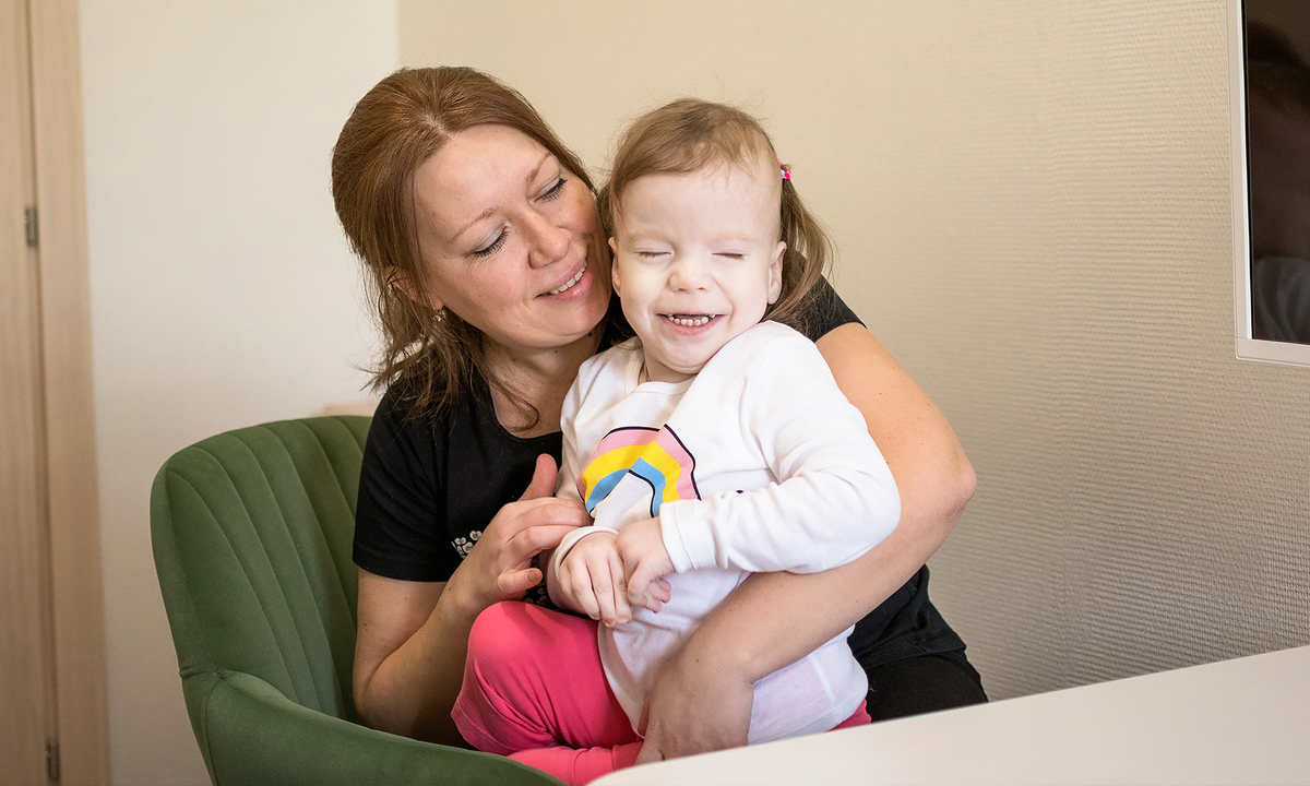 Настя Яскина, подопечная фонда "Алёша"