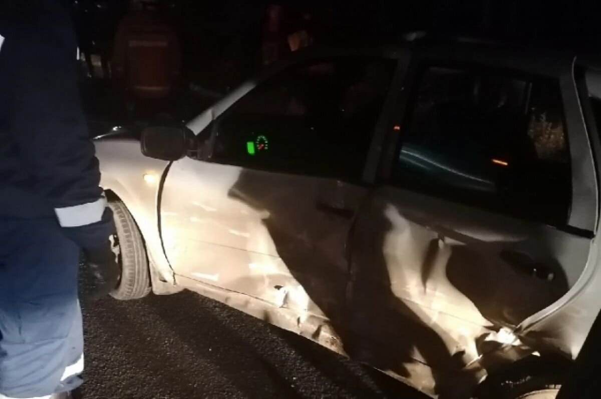    При столкновении легковушек на трассе в Прикамье травмирован мужчина