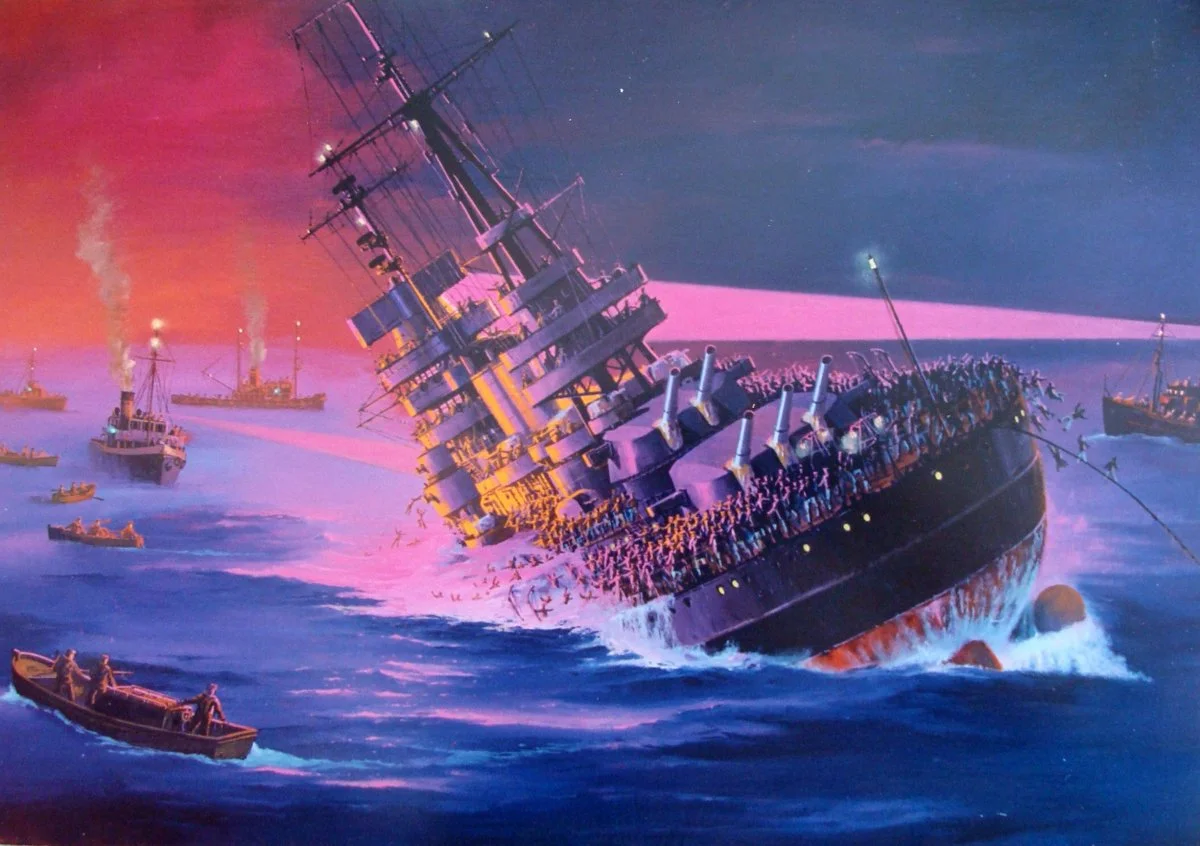 1955, 29 октября - В Севастопольской бухте в результате взрыва погиб линкор «Новороссийск», унеся жизни 613 моряков команды корабля.